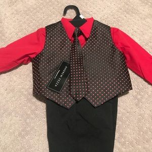 Baby boys 4 piece suit
